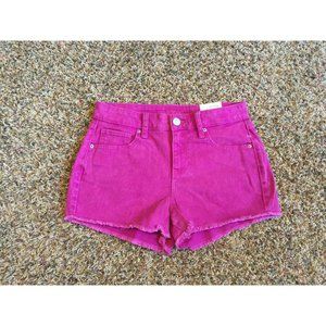 NEW NWT! Decree Jean Denim Shorts Ultra Pink Size